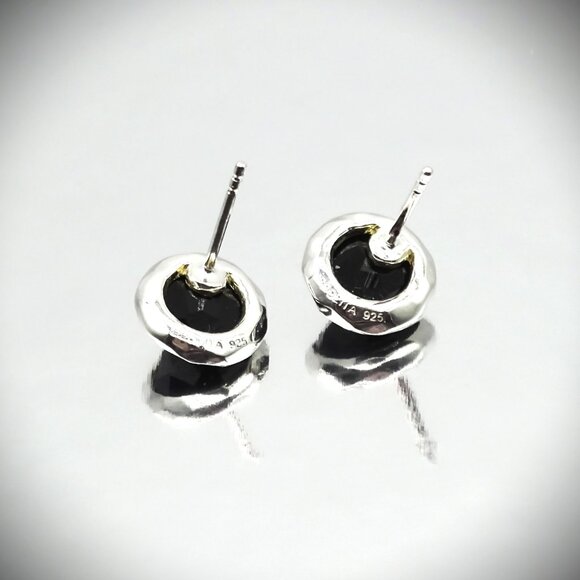 IPPOLITA Wonderland Lollipop Sterling Silver & Faceted Black Onyx Stud Earrings